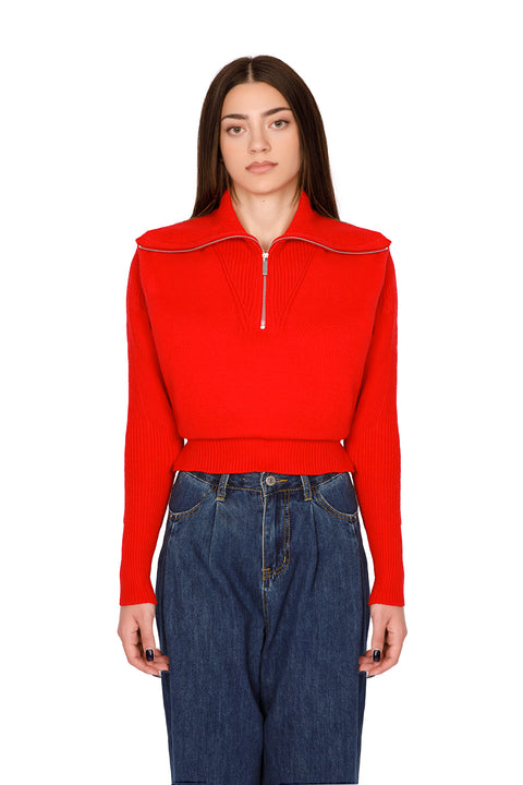 WIDE COLLAR JUMPER