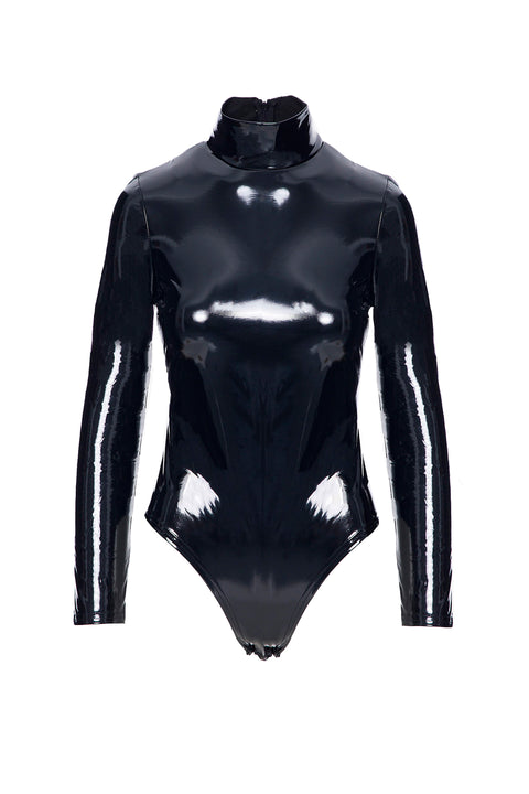 VINYL EFFECT BODYSUIT