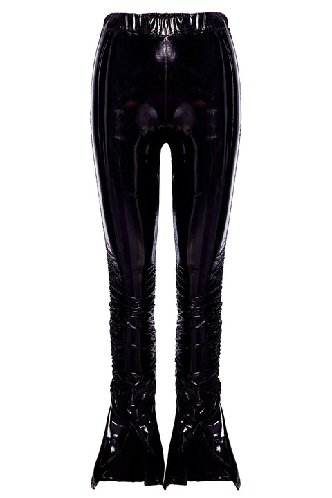 VINYL EFFECT TROUSERS